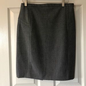 Black and white Express pencil skirt
